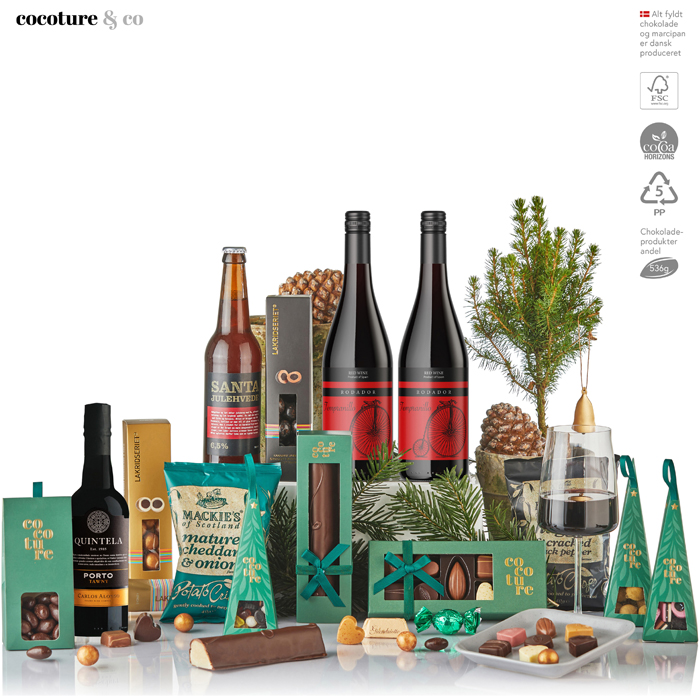 Merry Christmas with port - XL Gaveæske