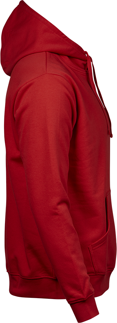 LABELFREE Power Hoodie , Tee Jays - 70% Økologisk Bomuld-Rød