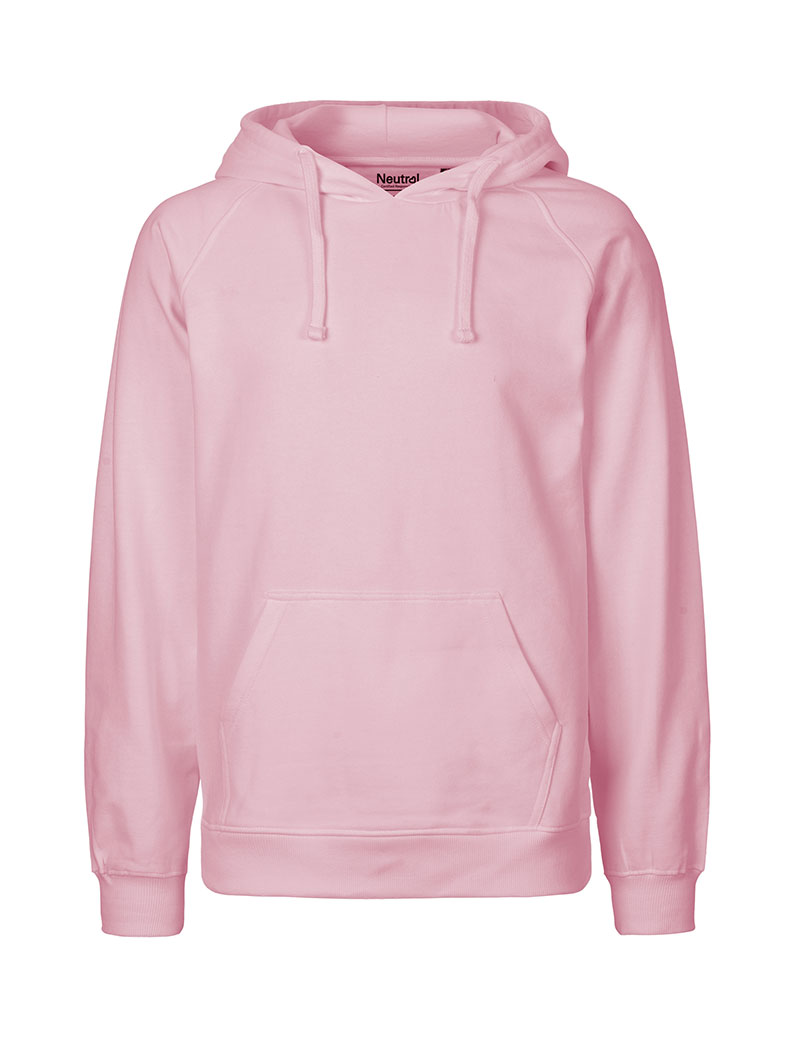 NEUTRAL Hoodie, 100% Økologisk Fairtrade Bomuld-Lyserød