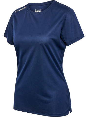 HUMMEL Løbe T-shirt, dame - 100% rPet-Navy