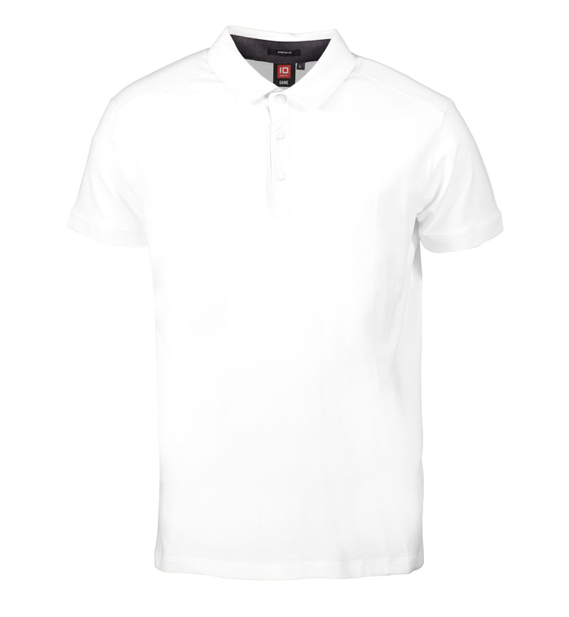 ID Business polo | stretch-Hvid