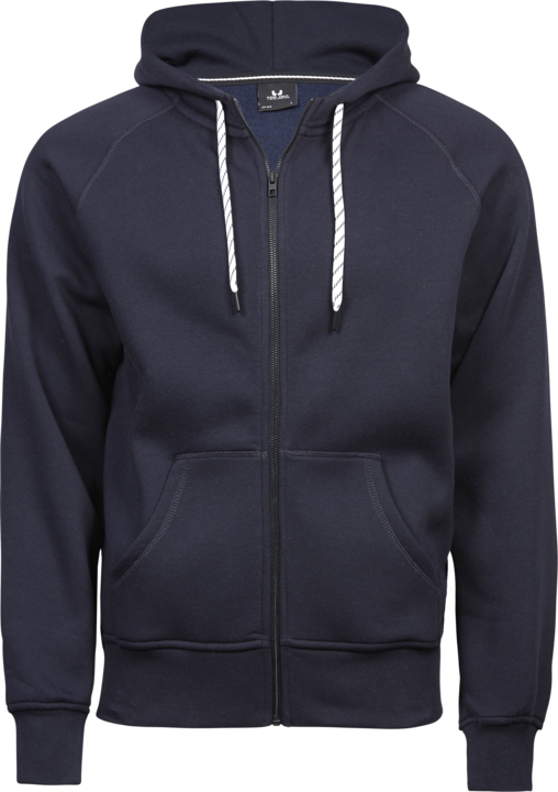 TEE JAYS Fashion Full Zip Hoodie-Navy