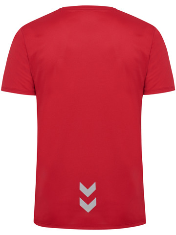 HUMMEL Løbe T-shirt, Herre - 100% rPet-Rød