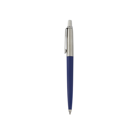Parker Jotter Recycled kuglepen (sort refill)-Marineblå