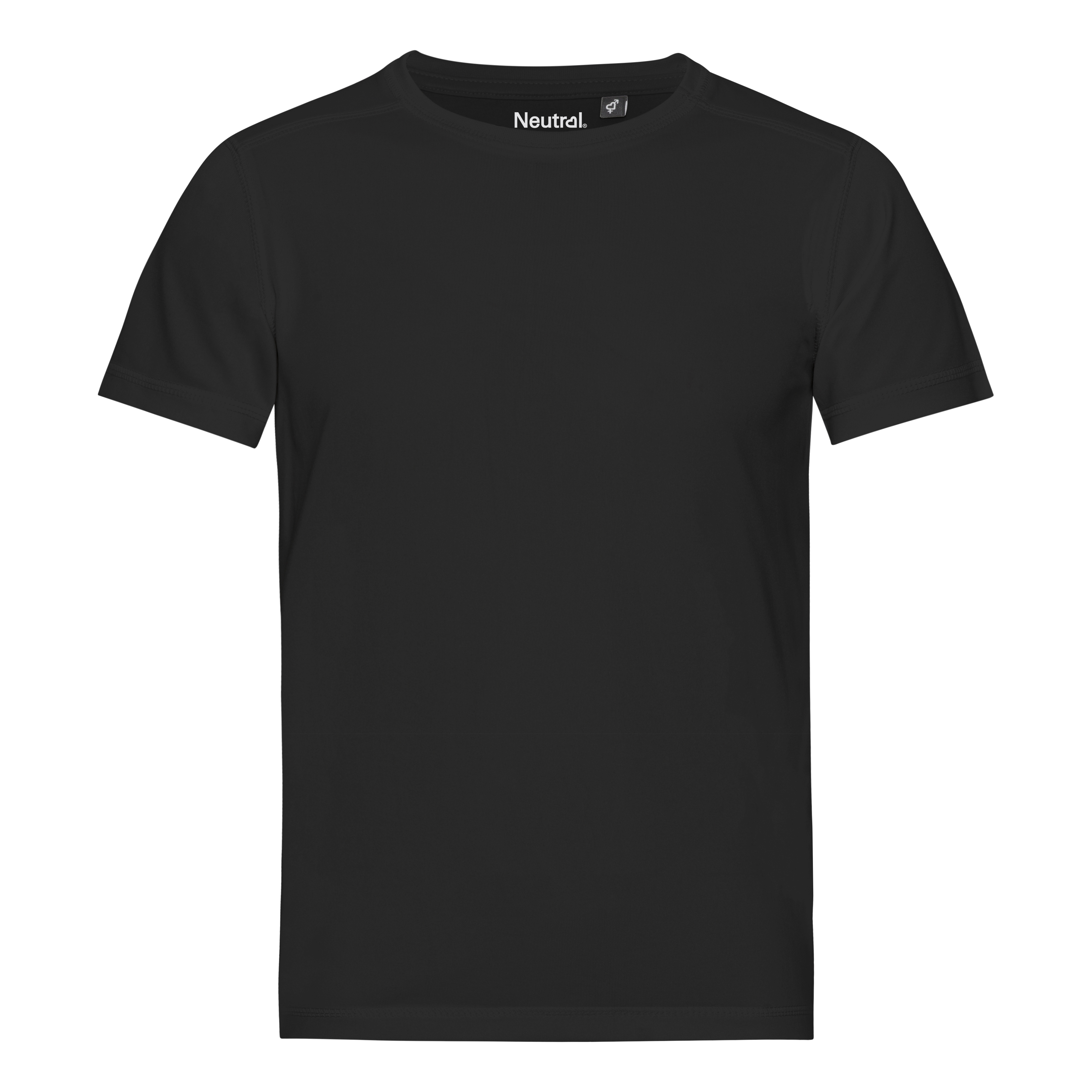 NEUTRAL Genbrugs Børne Performance T-shirt - rPet-Sort
