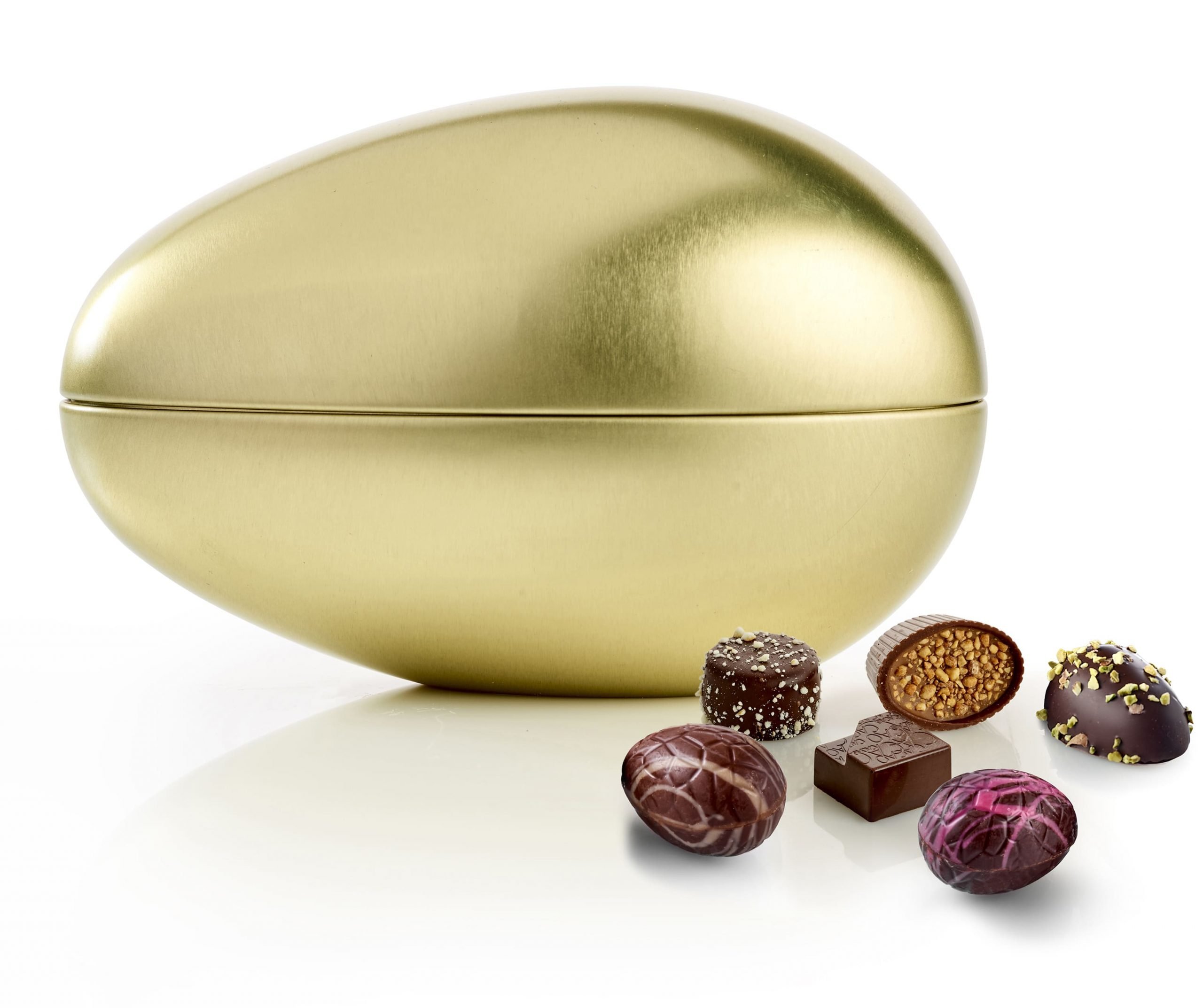 Strudseæg med Luksus chokolade og påskeæg