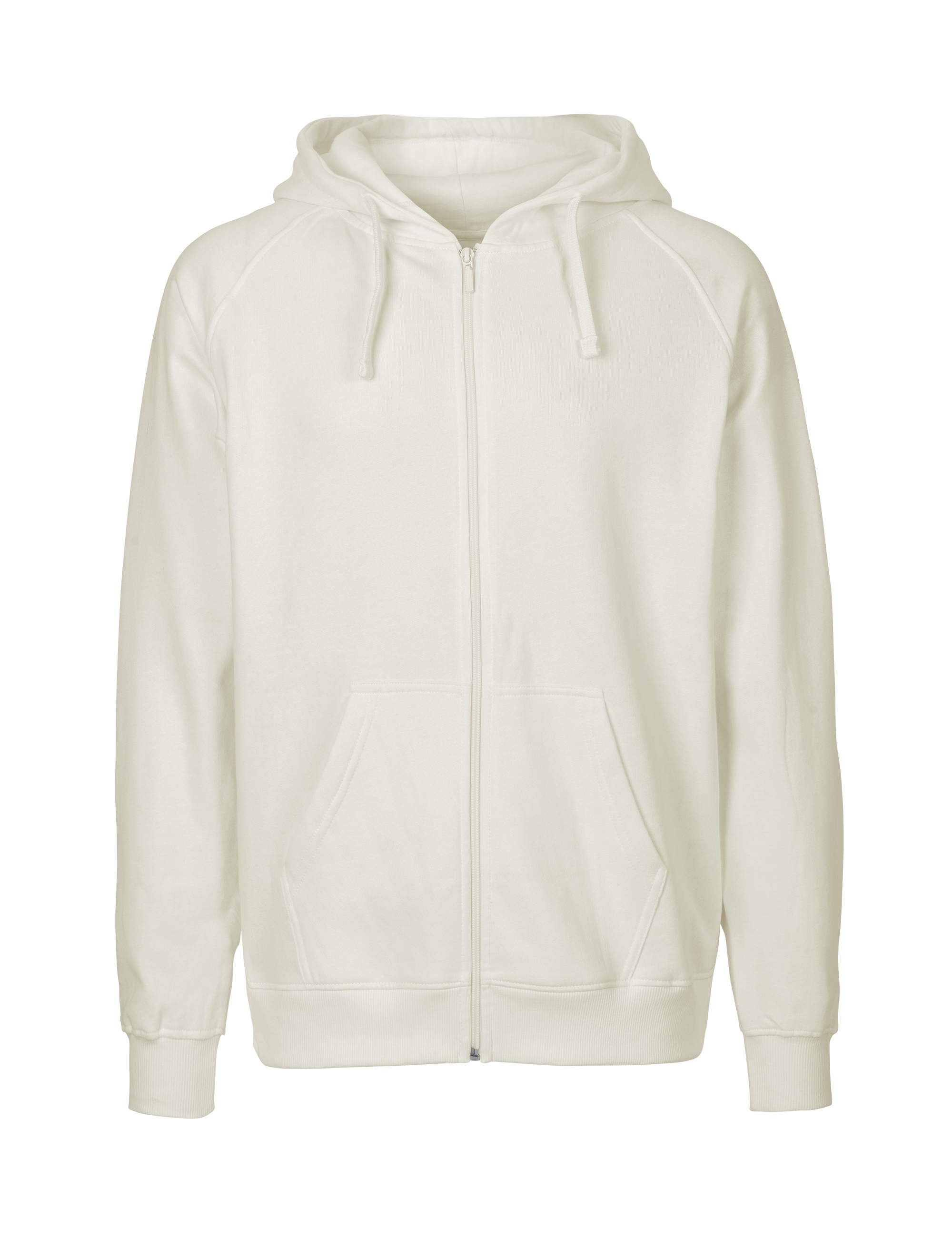 NEUTRAL Zip Hoodie, 100% Økologisk Fairtrade Bomuld-Natur