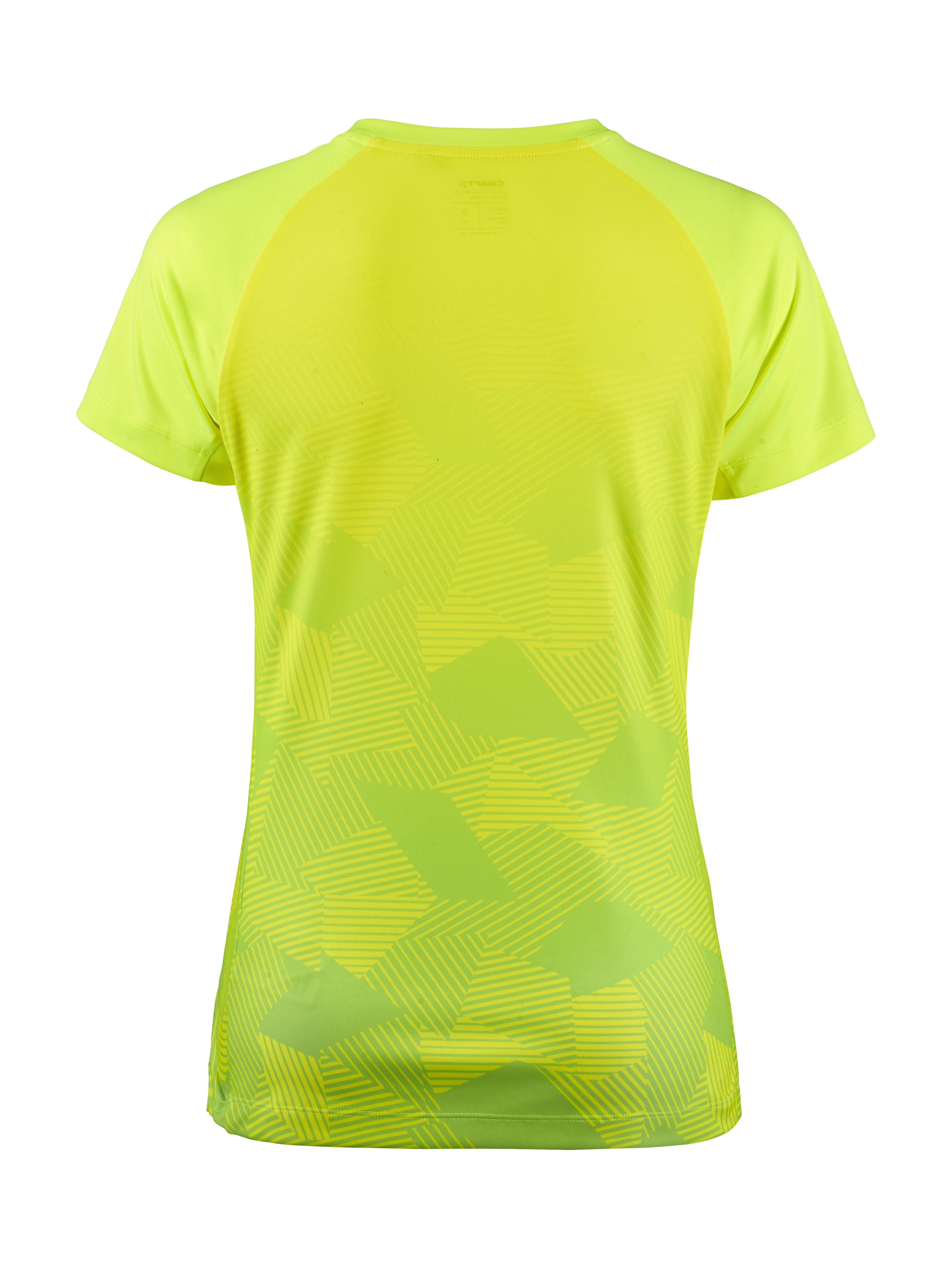 CRAFT Premier Fade T-shirt, Dame - rPet-Neon Gul
