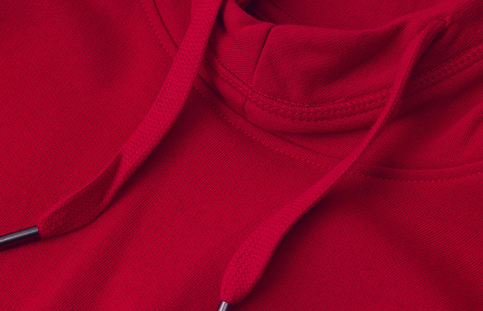 ID Core Hoodie, dame-Rød