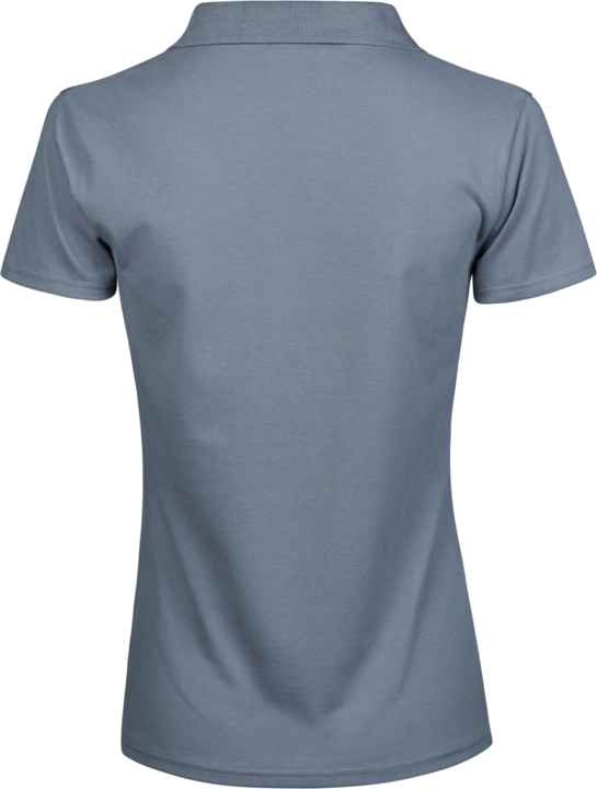 TEE JAYS Luxus v-hals Polo, Økologisk, dame-Grå