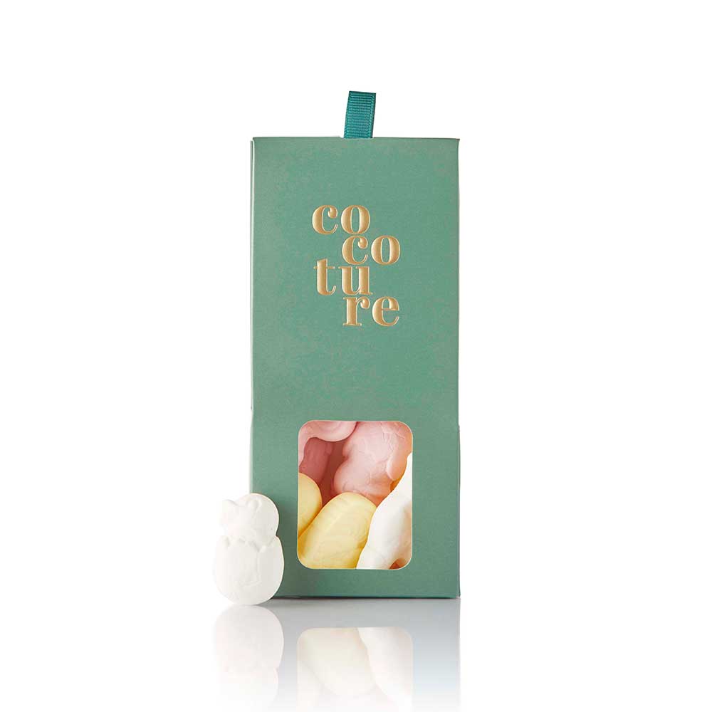 COCOTURE Hvide Dragéæg - 100 gr.-Grøn