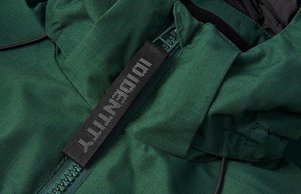 ID Hooded vinterjakke, dame - 100% rPet-Grøn