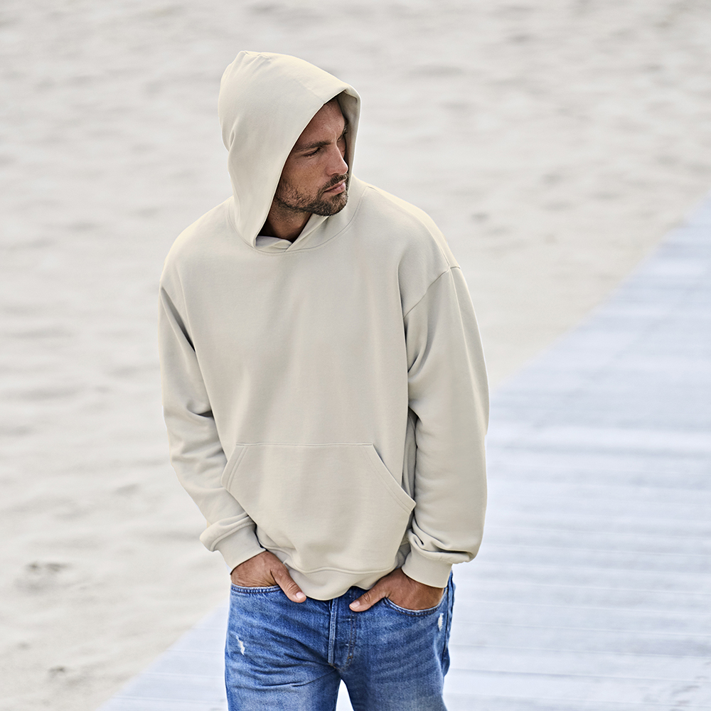 LABELFREE Urban Heavy Loose Fit Sweatshirt, Tee Jays - 100% Økologisk Bomuld-Creme