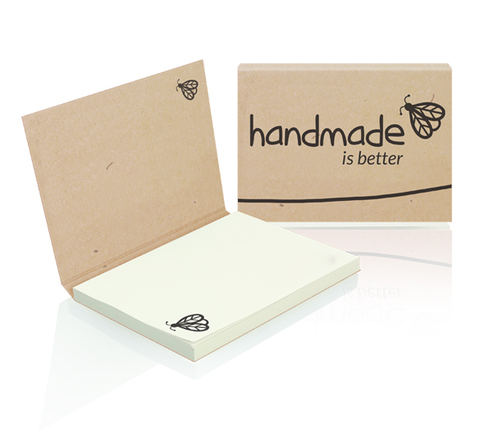A7 Memoblok Softcover - Certificeret papir-