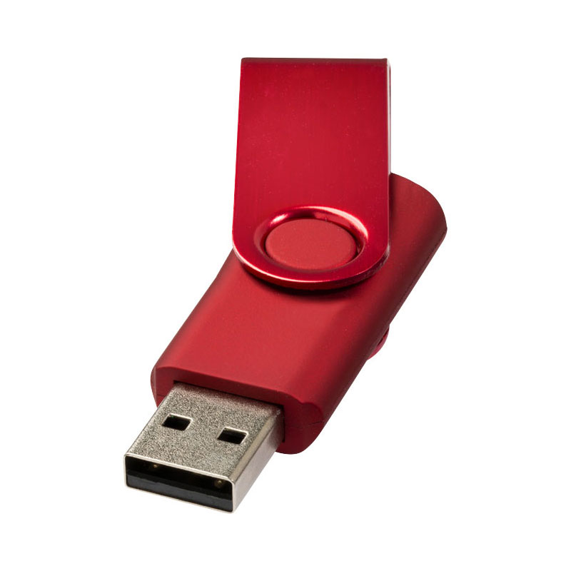 Rotate Metallic USB 2 GB-Rød