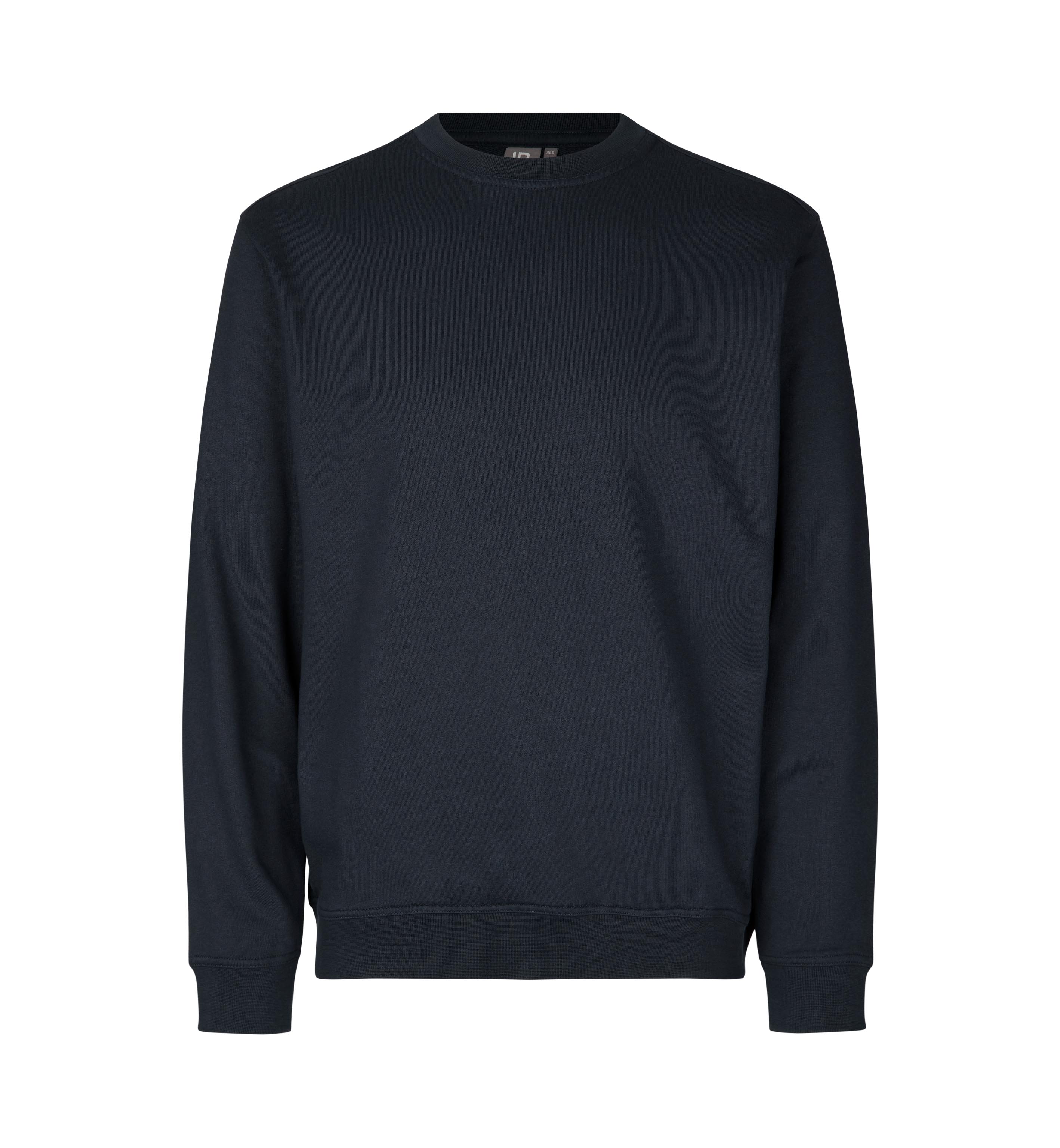 ID PRO Wear CARE sweatshirt I ubørstet, Herre, Genbrugs bomuld-Navy