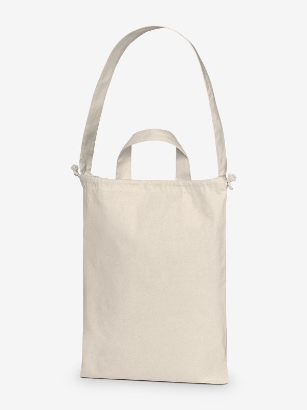 HALFAR Mulepose med snøre - Økologisk bomuld-