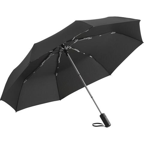 Oversize Mini Paraply FARE®-AOC Colorline - rPET-Grå