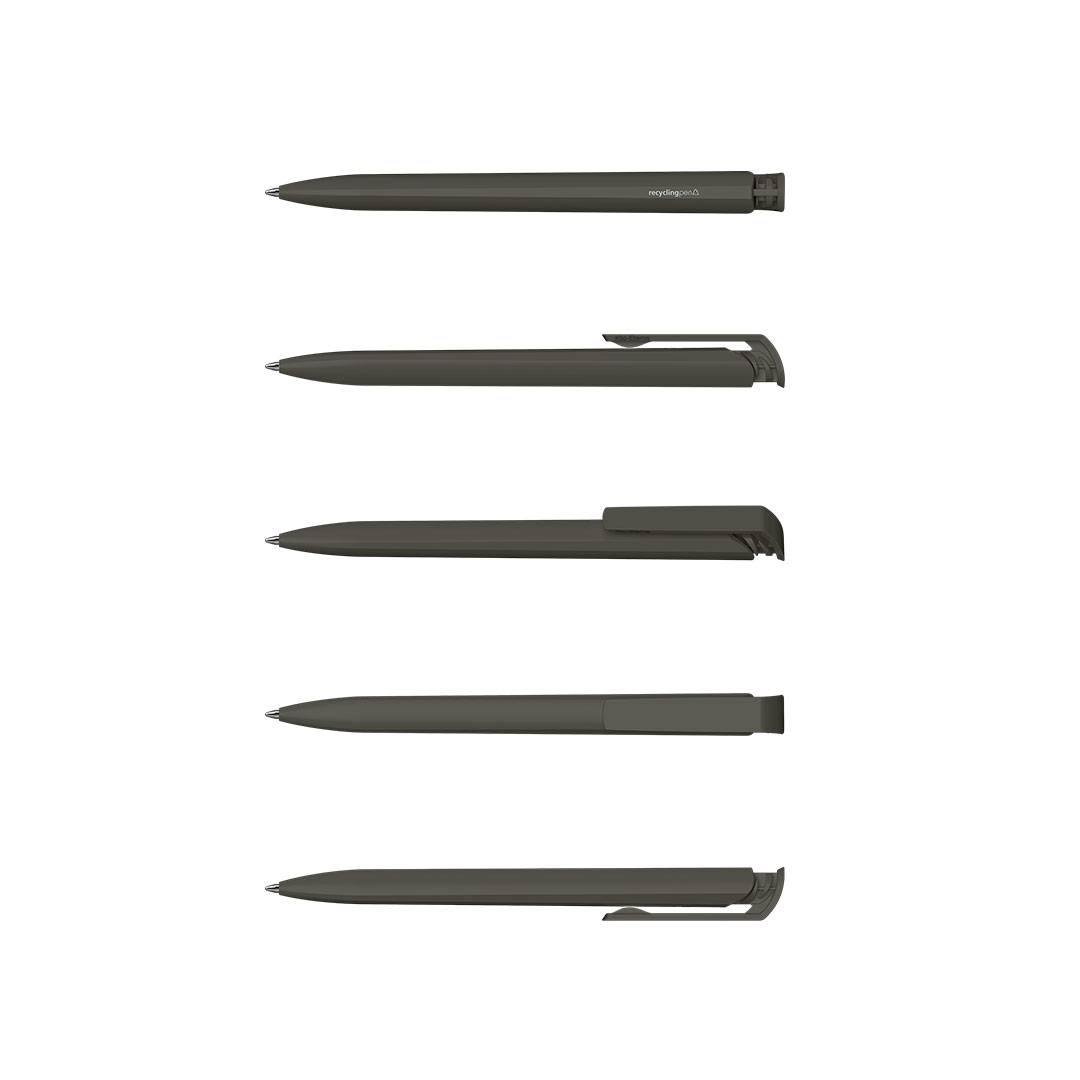 KLIO Trias Kuglepen - rPET-Mørkegrå