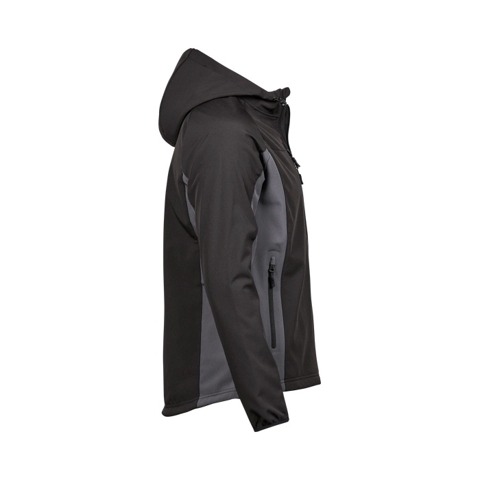 Hooded Letvægt Performance Softshell-Black / Dark grey