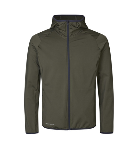 GEYSER stretch Hoodie, Herre-Oliven