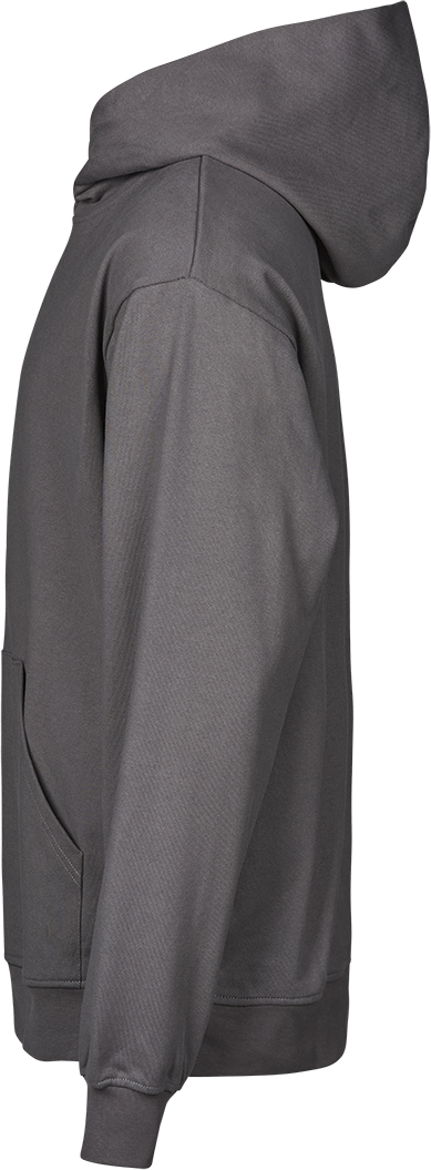 TEE JAYS Urban Heavy Loose Fit Hooded Sweatshirt - Økologisk Bomuld-Grå