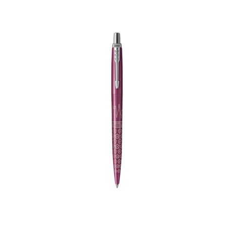 Parker Jotter SE Global Icons kuglepen (blå refill)-Lyserød