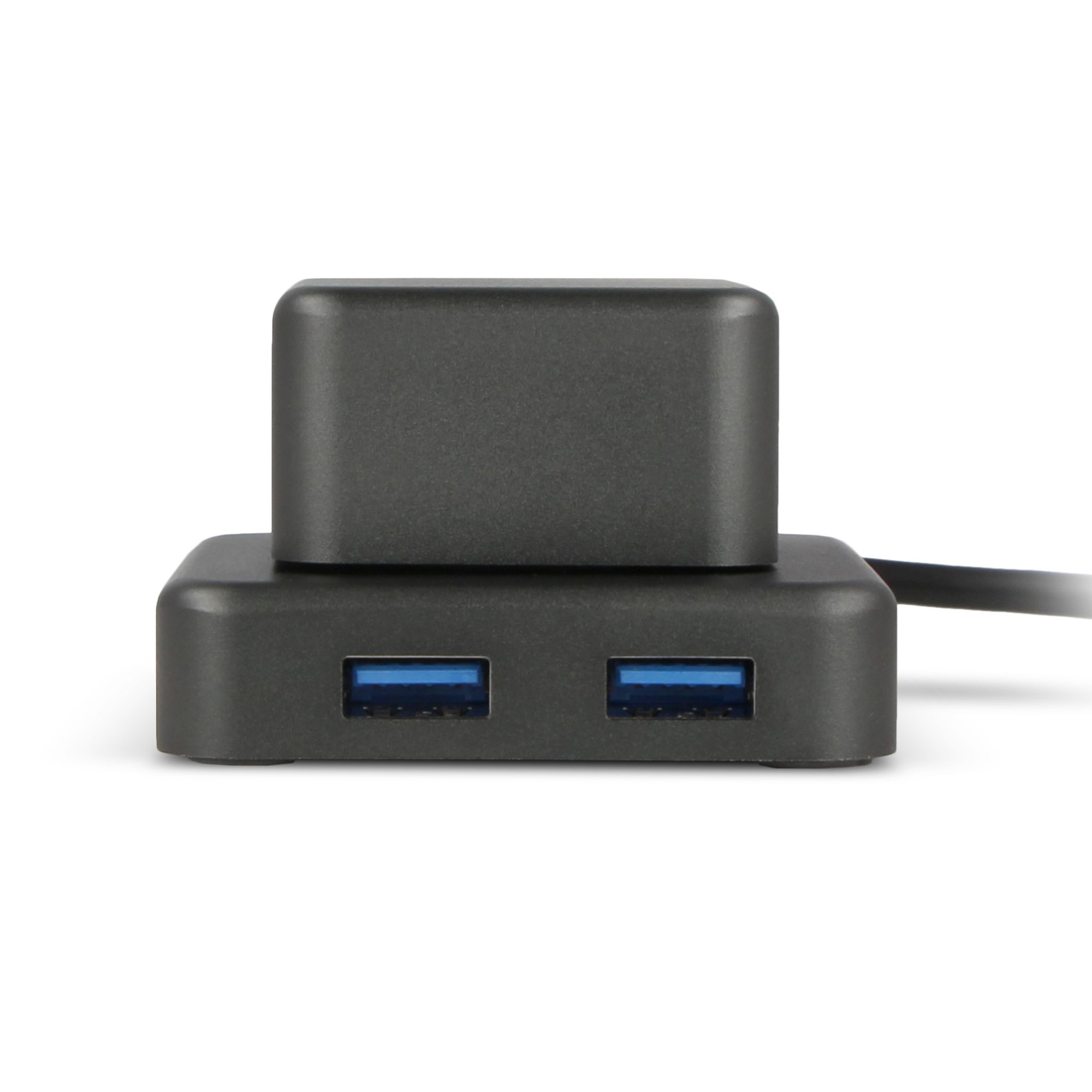 Xoopar GRS Cubbi Hub - Genanvendt aluminium-Mørkegrå