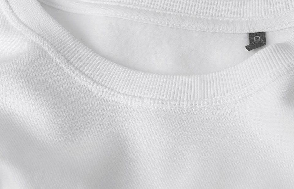 ID Økologisk O-hals Sweatshirt, dame-Hvid