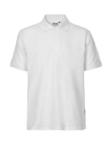 NEUTRAL Classic Polo, 100% Økologisk Fairtrade Bomuld-Hvid