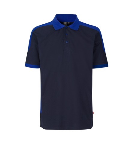 ID PRO Wear poloshirt kontrast-Blå
