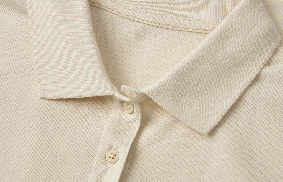 ID Økologisk poloshirt, dame-Off White