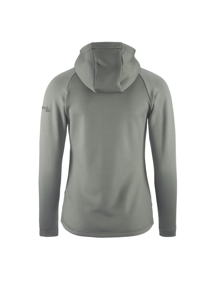 CRAFT ADV Explore Power fleece Hood, Dame - rPet-Grøn