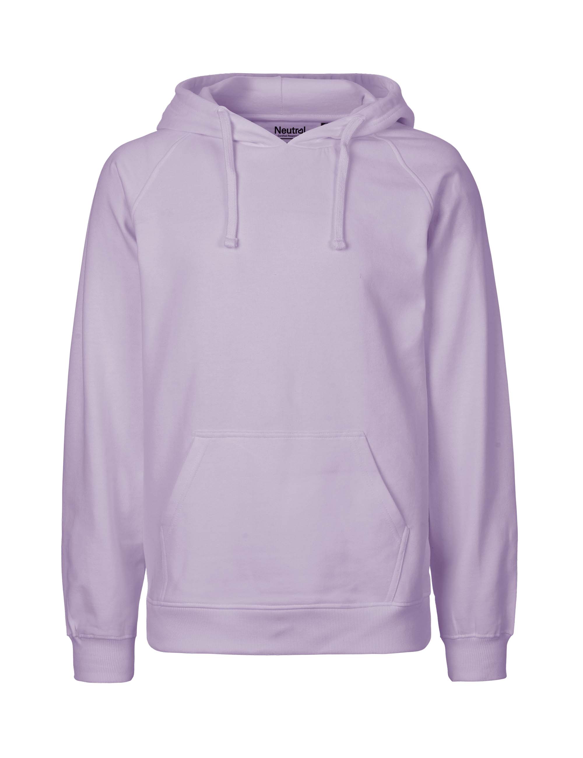 NEUTRAL Hoodie, 100% Økologisk Fairtrade Bomuld-Lilla