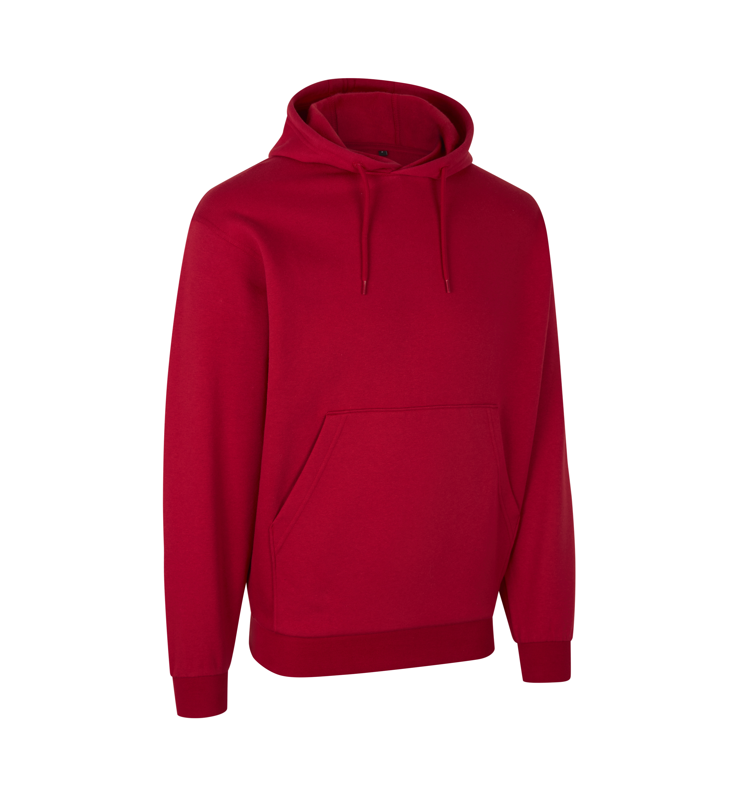 ID Soft Hoodie med kængurulomme, unisex-Rød