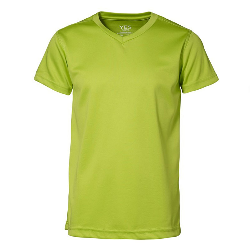ID Børne Yes Active T-shirt-Lime