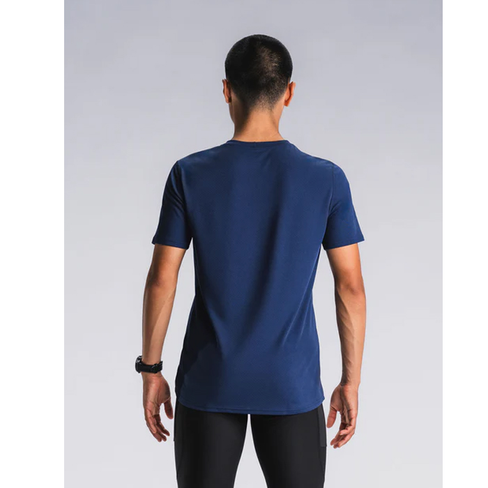 FUSION Mens Run T-shirt-Navy