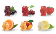 Ekspress Mini Pose Med Vingummibamser 7 g.-Hvid