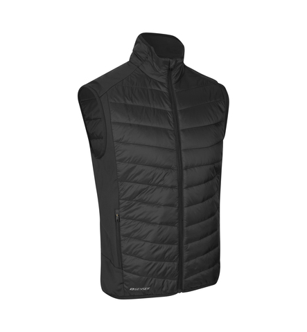 GEYSER hybrid vest, Herre - fyldet er rPet-Sort