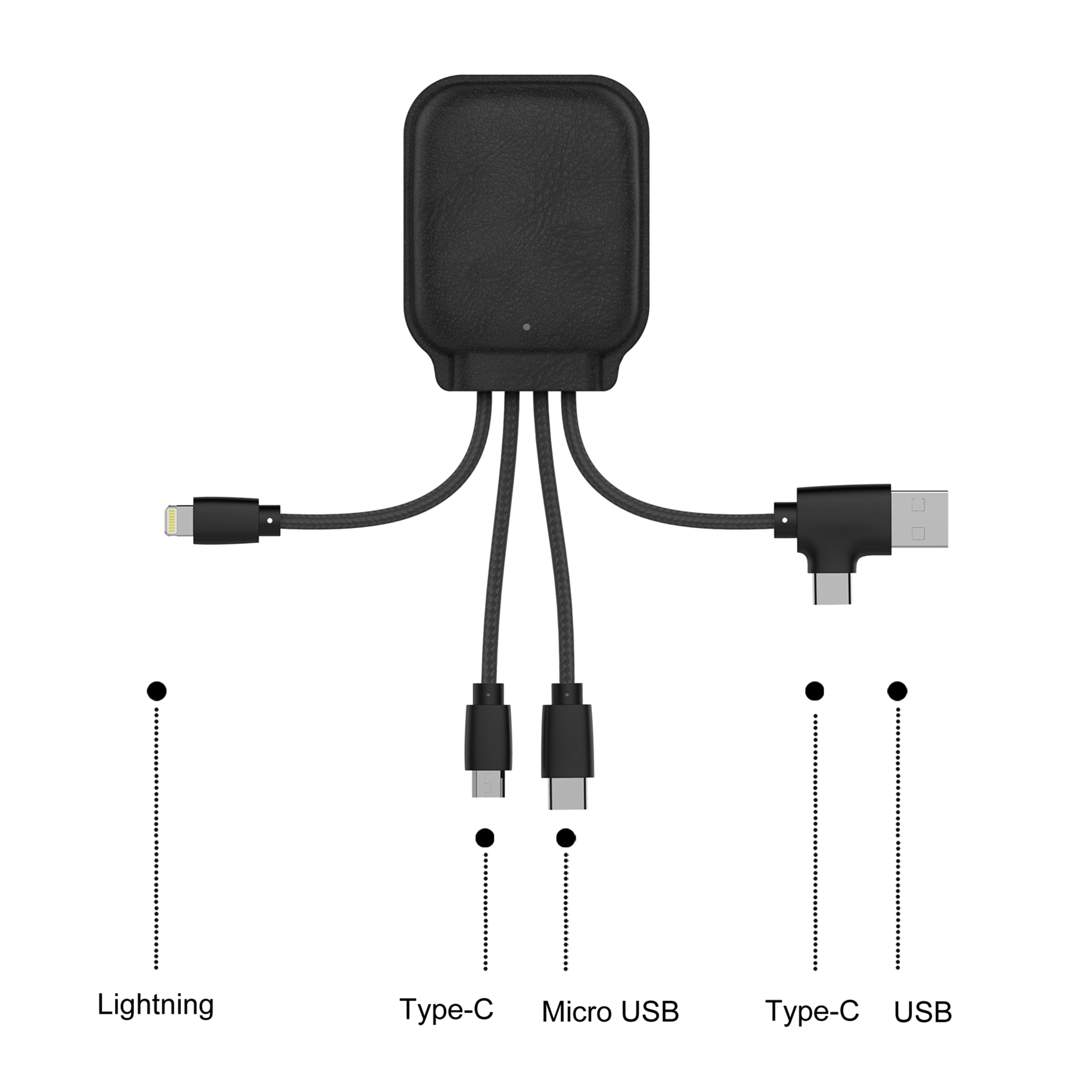Xoopar Iné Gamma Charging cable og NFC og 3.000mAh Powerbank-