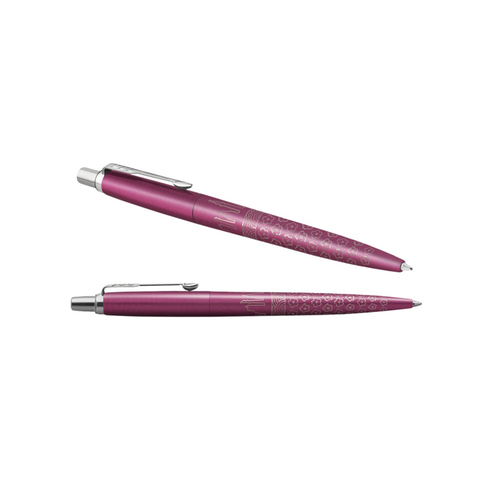 Parker Jotter SE Global Icons kuglepen (blå refill)-Lyserød