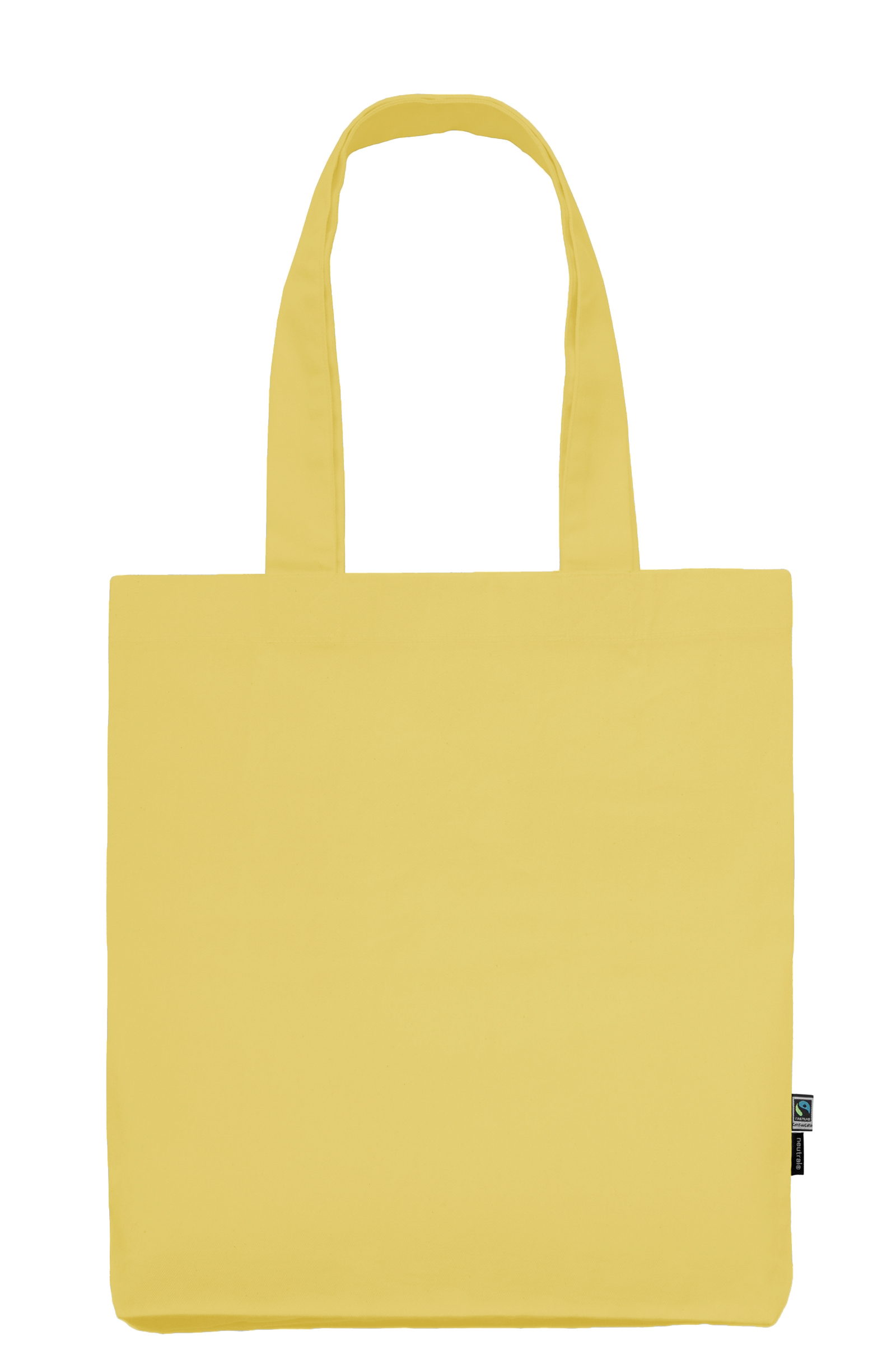 NEUTRAL Kraftig Mulepose, 100% Økologisk Fairtrade Bomuld-Lyse Gul