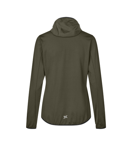 GEYSER stretch Hoodie, Dame-Oliven