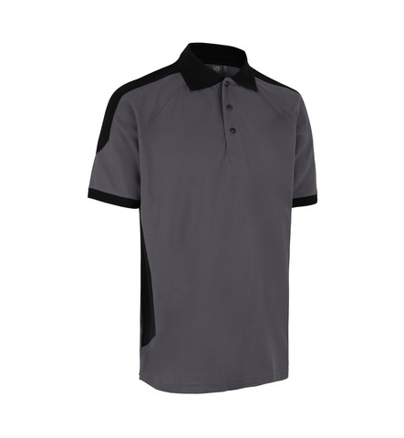 ID PRO Wear poloshirt kontrast-Grå