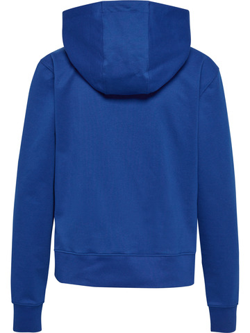 HUMMEL 2.0 Zip Hoodie, Dame - Økologisk Bomuld-Blå