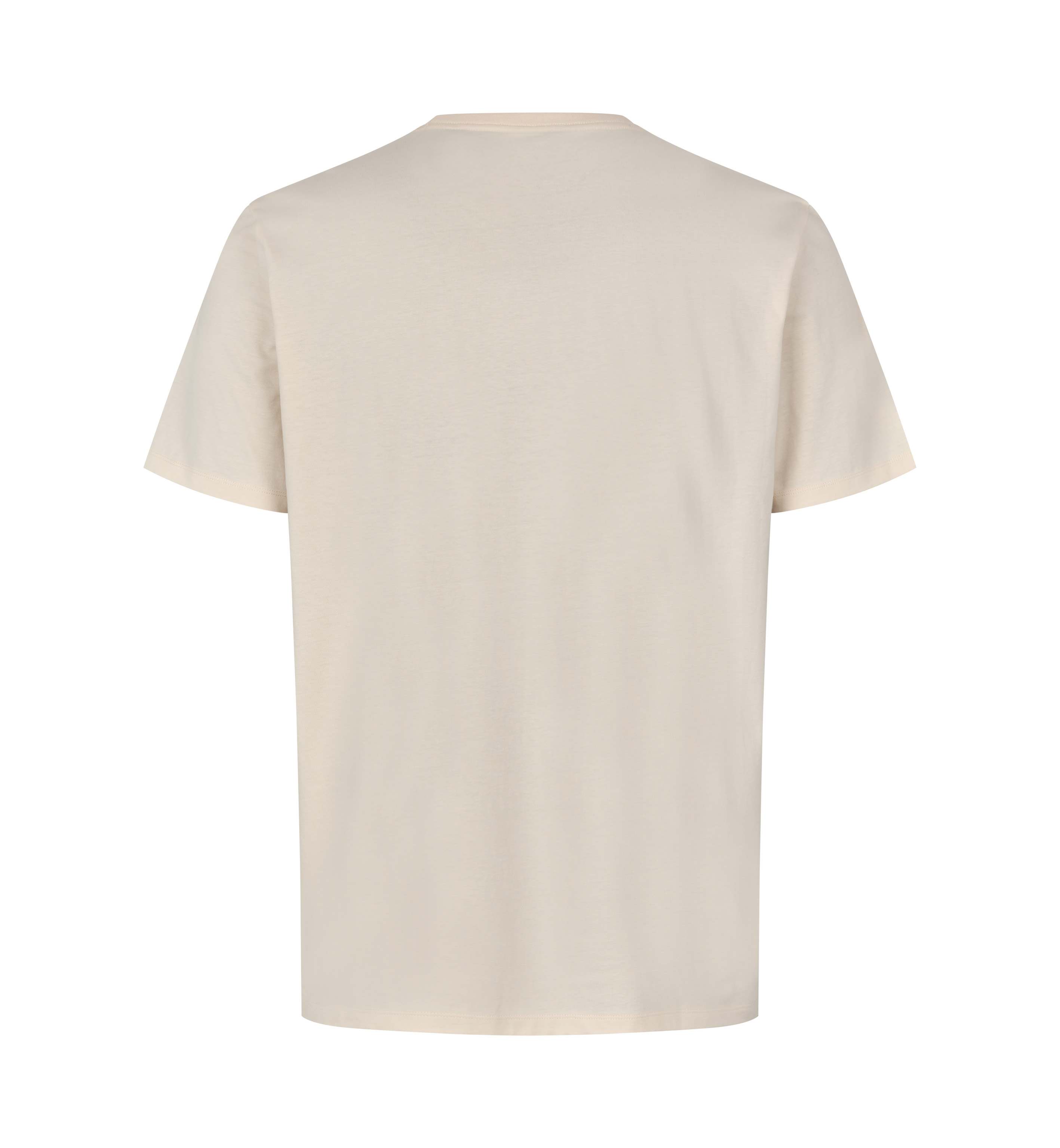 ID Økologisk O-hals T-shirt, herre-Off White