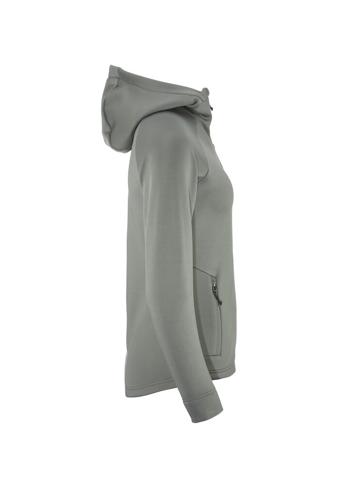 CRAFT ADV Explore Power fleece Hood, Dame - rPet-Grøn