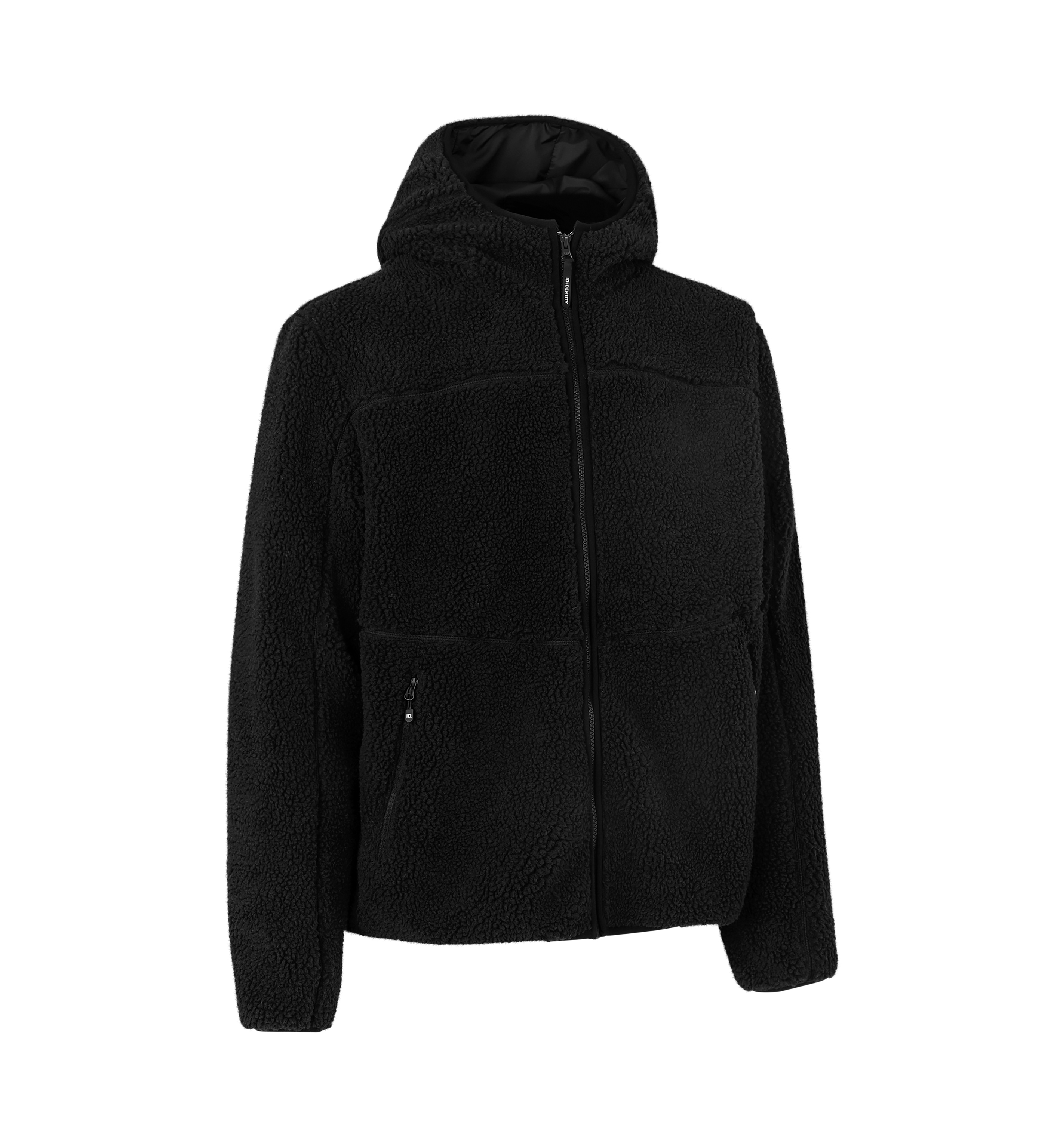 ID Pile Fleece Jakke, herre-Sort