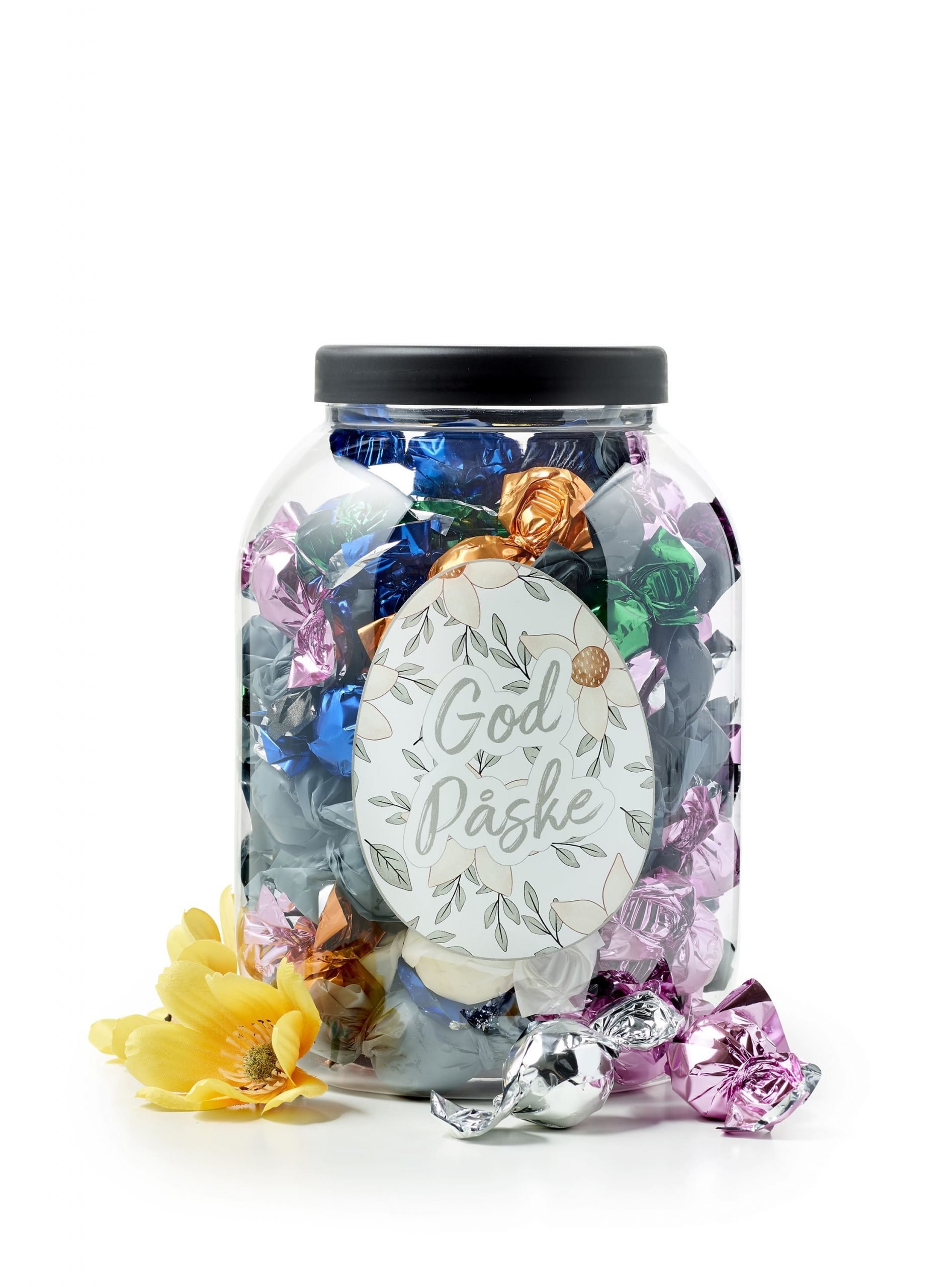 Påskebøtte med Chokolade Mix Kugle - 1100 g.-