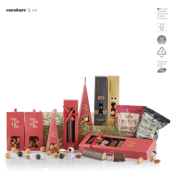 Merry Christmas rød Gaveæske